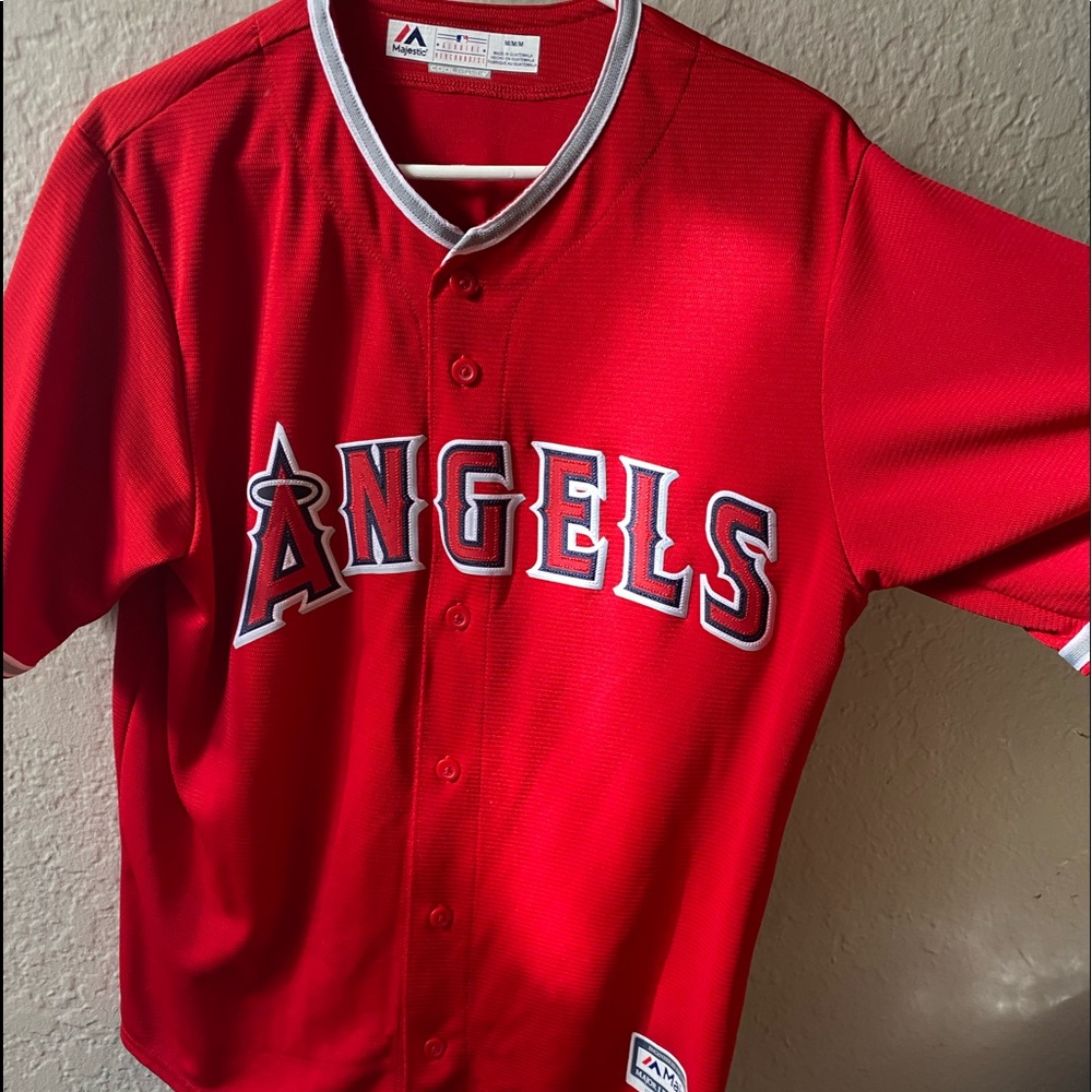 LA angels authentic mike trout jersey